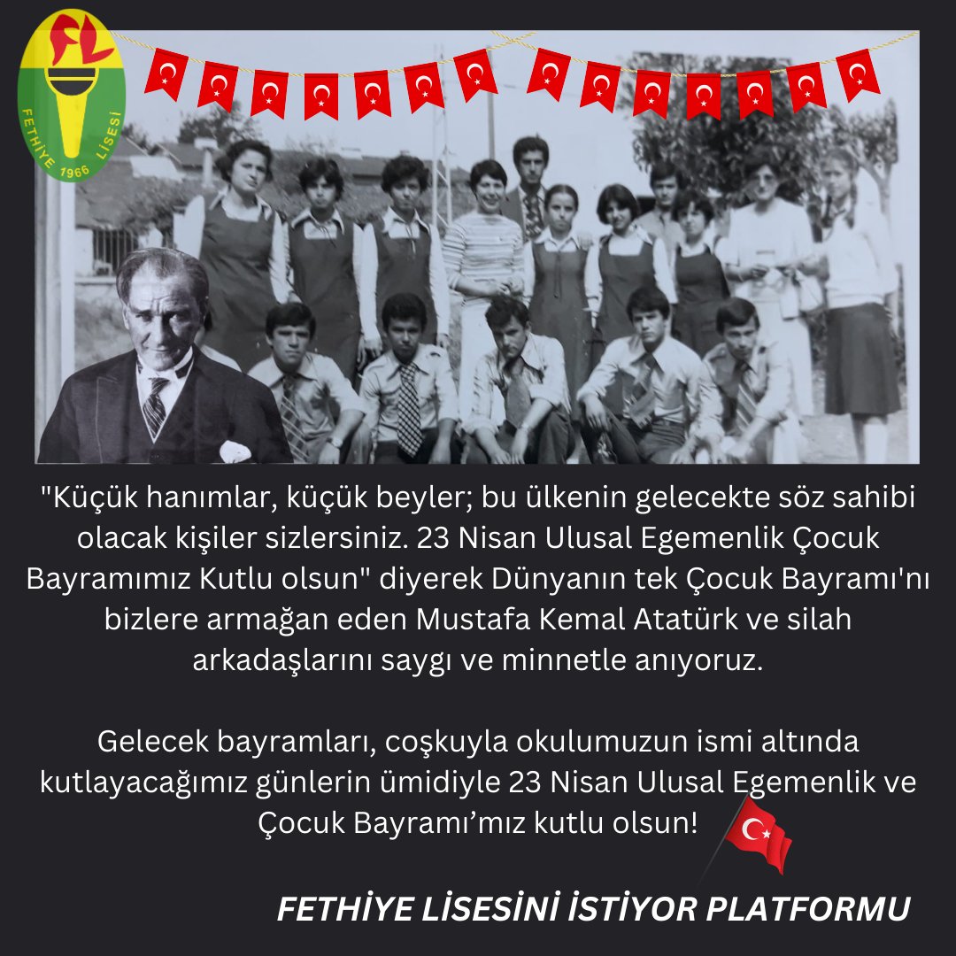 fethiyelisesi's tweet photo. #23Nisan #23nisankutluolsun🎈 https://t.co/jq2AMLepgF