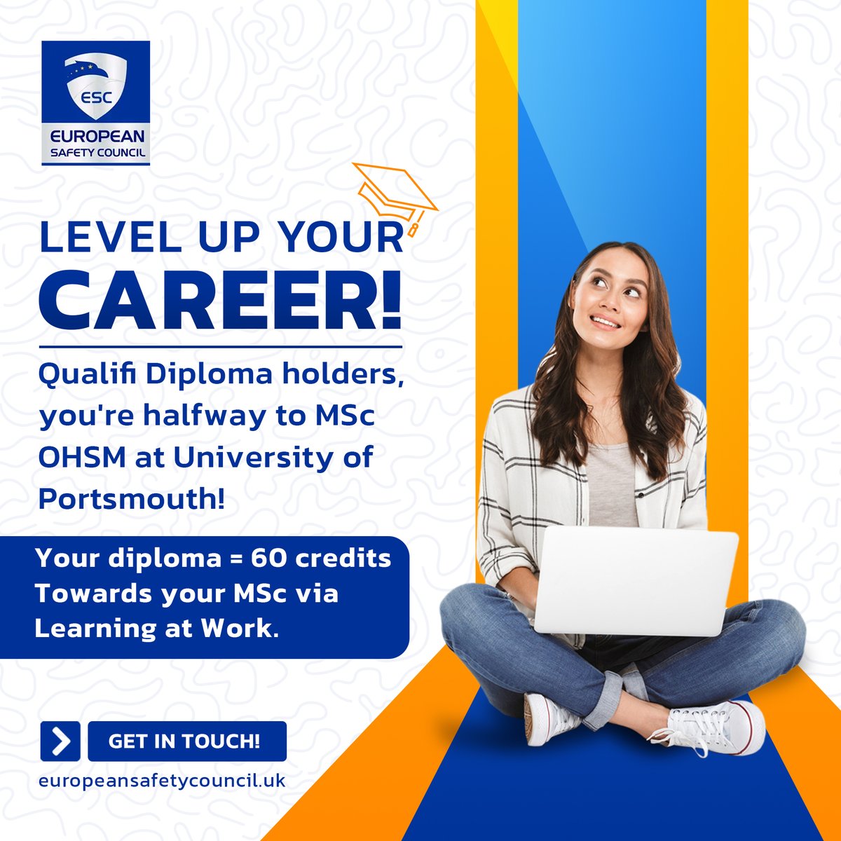 Level up your career: Qualify with our Diploma and you're halfway to an MSC!
🎓✨ Take the next step today!

#CareerBoost #Qualification #MastersDegree #CareerGrowth #DiplomaHolders #EducationGoals
#ProfessionalDevelopment #SuccessJourney