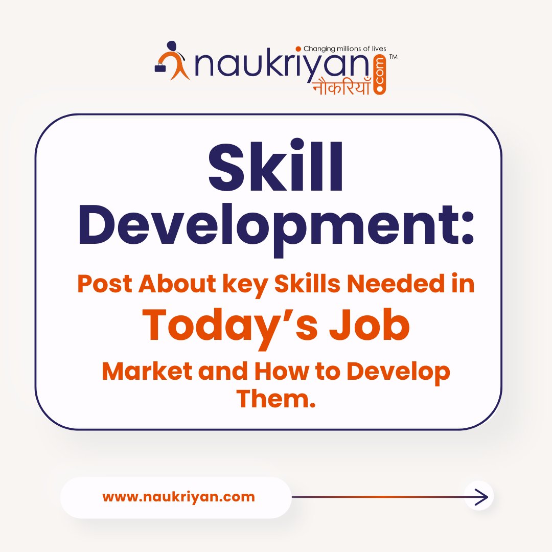 🔍 Explore Essential Skills for Career Success!
Let's dive into key skills and learn how to develop them for a competitive edge in today's job market. 💼
Reach out to us at: info@naukriyan.com
Visit at: naukriyan.com
#Naukriyan #SkillDevelopment #JobSkills