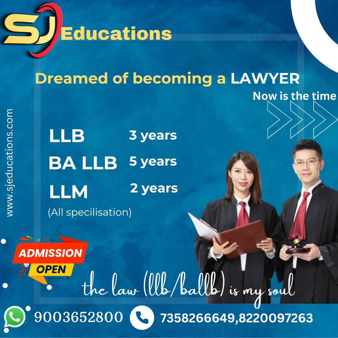 LAW ADMISSION IN LOWEST FEES #LAW #LLB #BALLB #LLM #LAWCOLLEGE #LAWADMISSION #ONLINE #SJOOMPRAKASH #CHENNAI #TAMILNADU