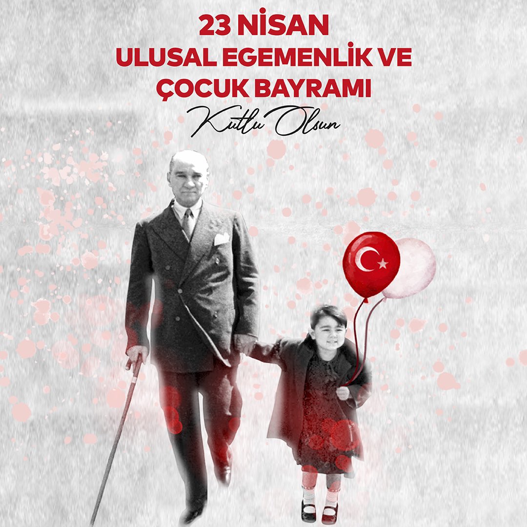 Bayramınız kutlu olsun sevgili çocuklar. Tüm çabamız; çocuklarımıza özgür, mutlu, barış içinde yaşayacakları aydınlık bir gelecek inşa etmek için. Ulu önder Mustafa Kemal Atatürk'ün tüm dünya çocuklarına armağanı #23Nisan Ulusal Egemenlik ve Çocuk Bayramı kutlu olsun.