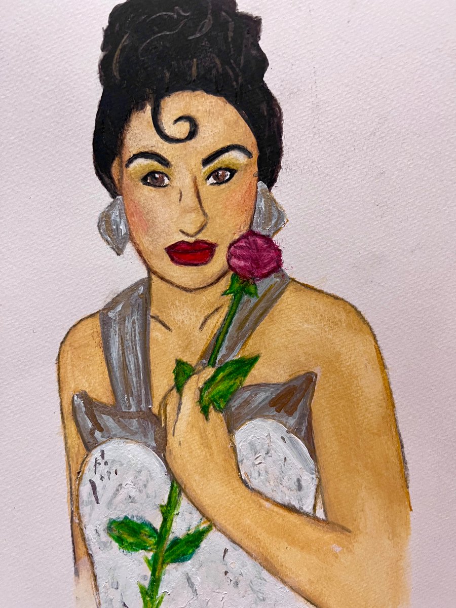 Selena ❤️🌹 watercolor