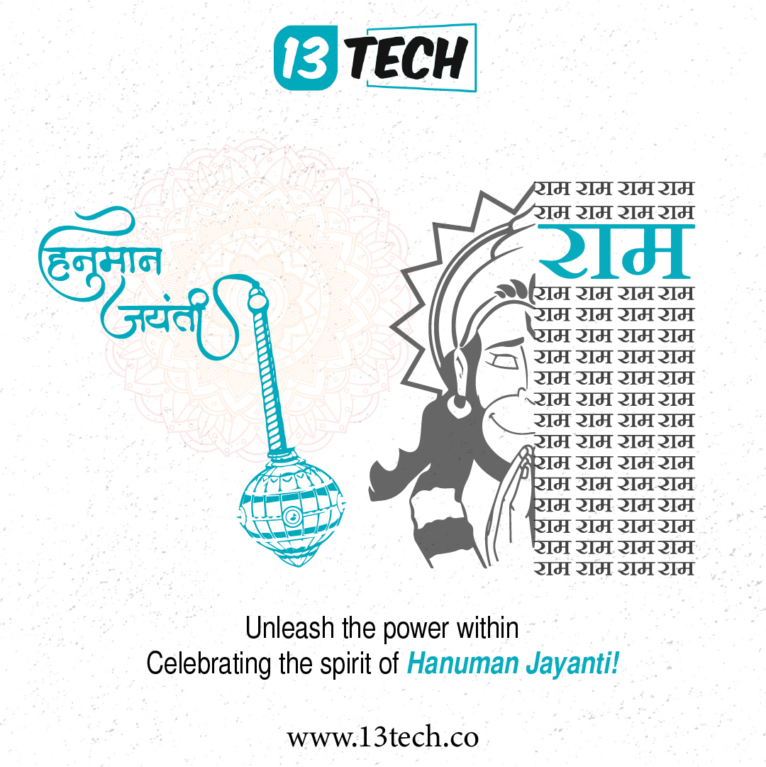 Thirteentech's tweet photo. May the divine presence of Lord Hanuman be with you today and always. Best wishes for a joyous Hanuman Jayanti!

#hanumanji #hanumanjayanti #blessed #blessings #lordrama #devotion #vibes #13tech https://t.co/OpenEh2fkF