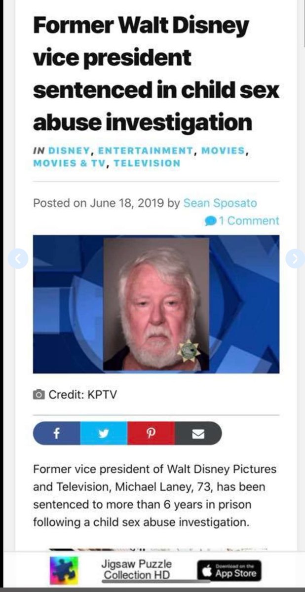 Why didn't this make all the major news networks? In 2019 Disney Vice President was convicted of sexually abusing a 7 year old and was sentenced to SIX YEARS!!!! That is a CRIME! #DisneyPedos