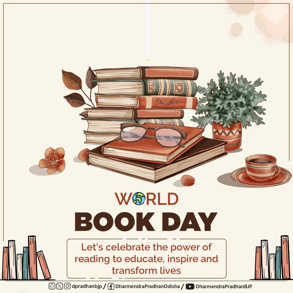 Greetings on #WorldBookDay. In this digital era, let us not forget the joy of reading books. Lets’s keep investing in ourselves by reading books and also nurture a book-loving society.