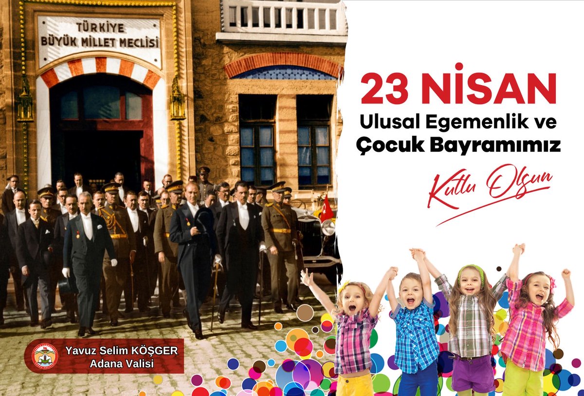 Gazi Meclis'imiz bugün 104 yaşında! Meclisimizin açılış yıl dönümünü gururla kutluyor, Meclisimizin ilk başkanı Gazi Mustafa Kemal Atatürk'ü, aziz şehitlerimizi ve gazilerimizi rahmet ve minnetle anıyorum. Tüm çocuklarımızın #23NisanUlusalEgemenlikveÇocukBayramı kutlu olsun.