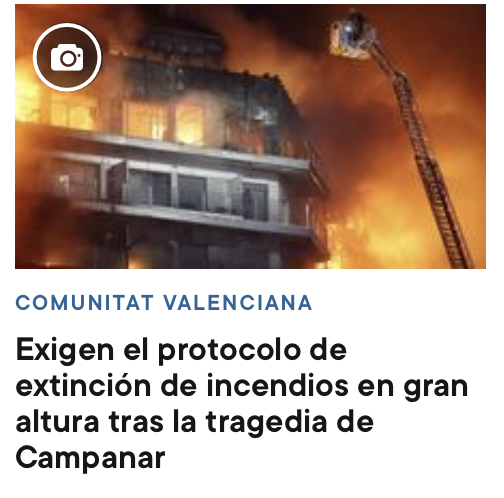 Protocolos no se pero depurar responsabilidades, porque fue una vergüenza ver como solo había un camión con cesta y un chorro de agua que se cortaba cada poco , eso OJO  en la ciudad de las fallas que en fiestas hay uno en cada falla. Ahí se ha tapado mierda a capazos