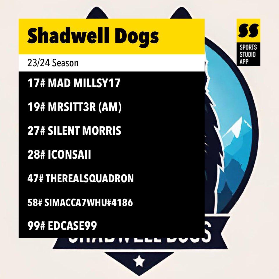 We are back!!

After more than 3 years hiatus from VPG and any competitive FIFA/EAFC we are back.

Here is our Squad List for the beginning of the season.

Excited to be back.

<a href="/OfficialVPG/">Virtual Pro Gaming</a> <a href="/VPGEurope/">Virtual Pro Gaming | Europe</a> <a href="/VPGEngland/">English Esports Premier</a> @VPGConferece @VPGEnglishL7
