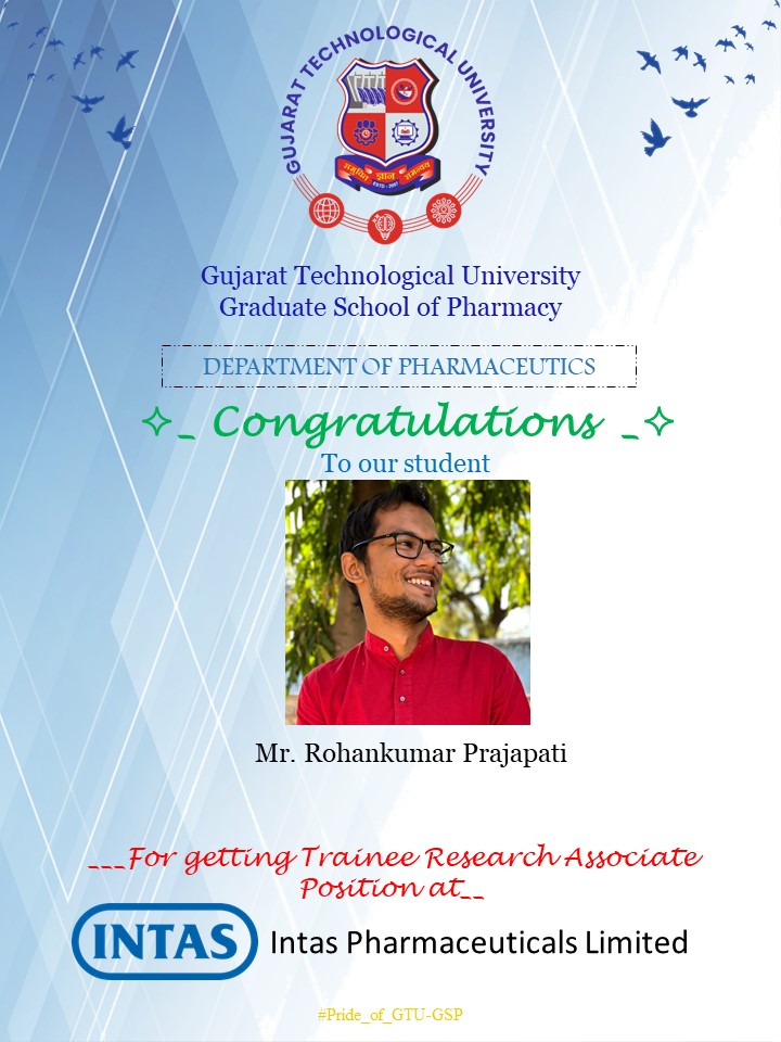 GTU-Graduate School of Pharmacy tweet media