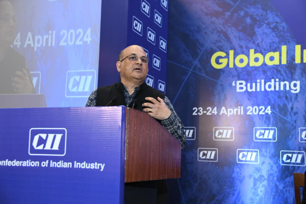 Indian academic and research institutes are at the forefront of technological #innovation and should make further concentrated efforts to achieve #SDGs. - Prof. @rishikesha, Director, @iimb_official at CII Global Innovation & Intellectual Property Summit. #InnovationDay