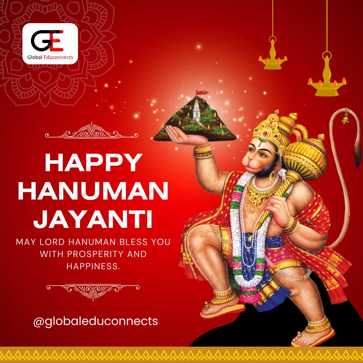 On this auspicious day, may Lord Hanuman fill your life with positivity and remove all obstacles. Happy Hanuman Jayanti!

#hanumanjayanti #hanumanjayanti🙏 #hanumanjayanti2024 #hanumanjayantispecial #hanumanjayantistatus #globaleduconnects #studyabroadconsultancy #mumbai