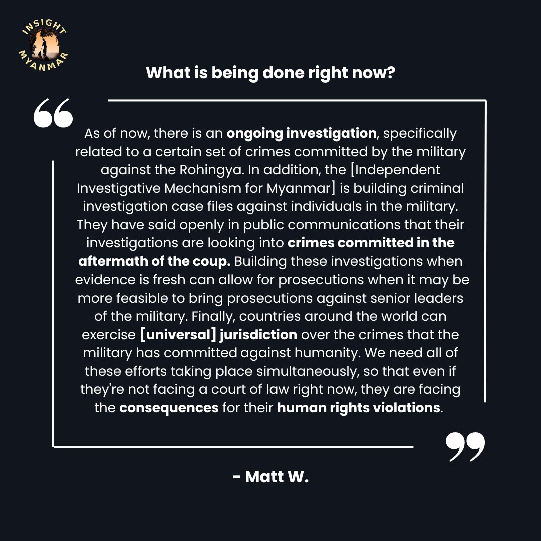 Last Year, <a href="/mattfwells/">Matt Wells</a> from <a href="/amnesty/">Amnesty International</a> advocated for a comprehensive arms embargo against Myanmar. The military's unrelenting assaults on civilians underline the desperate need to cut off weapon supplies that fuel these atrocities.

Listen: insightmyanmar.org/complete-shows…