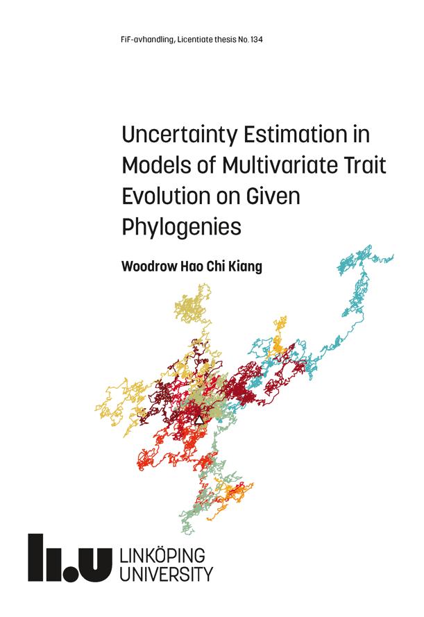 Licentiate seminar : Woodrow Hao Chi Kiang, Uncertainty Estimation in Models of Multivariate Trait Evolution on Given Phylog... Tuesday 23 April, 10:15 in Ada Lovelace, B-building, Campus Valla, Linköping urn.kb.se/resolve?urn=ur… #LiU