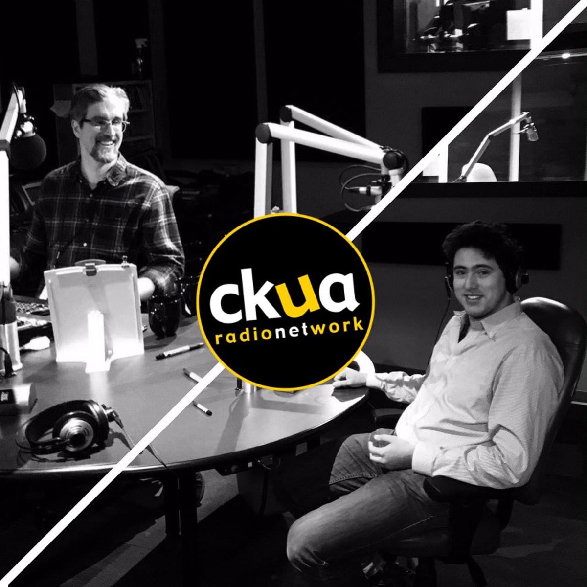 So wonderful to be back at @ckuaradio at their gorgeous downtown Edmonton location with the amazing @GrantStovel to talk about this week’s concert with the @edmsymphony. We have a wonderful history going back so many years now - sharing everything from Leonard Cohen to Bruckner