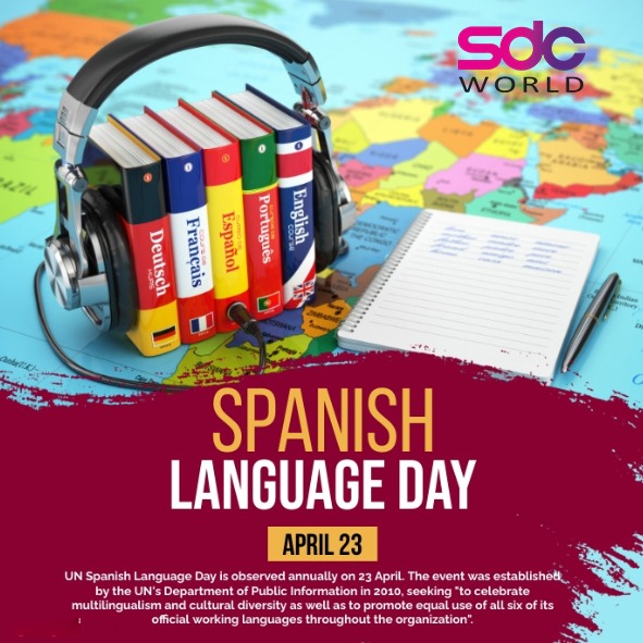 Spanish Language Day is an annual celebration of one of the six official languages of the United Nations, marked every year on April 23. 

#internationalday #spanishlanguageday #sdcworld