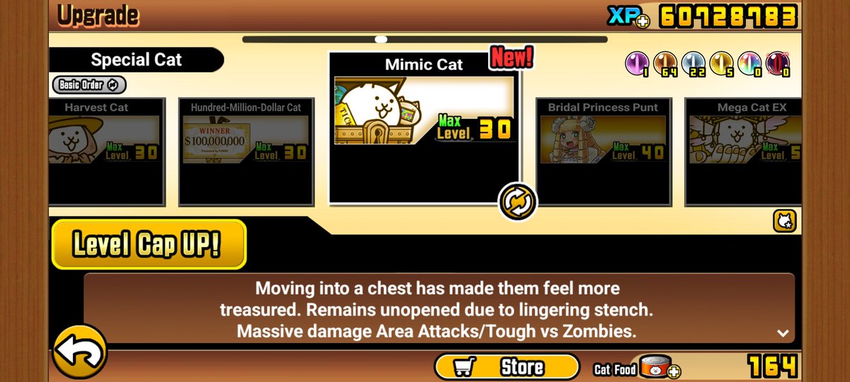 HOXY71250081's tweet photo. 英語版限定 Trash cat/Mimic cat(ゴミネコ/ミミックネコ)
英語版限定のOutcatsイベントで投票して当選した猫です。
#にゃんこ大戦争 
#Thebattlecats https://t.co/d7AvxASPW2