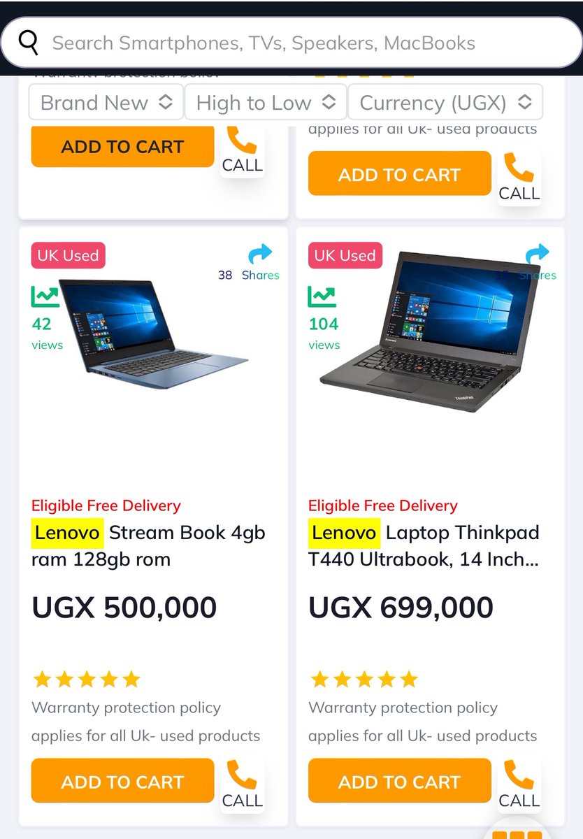 Uganda's Top e-commerce electronics vendor has all sorts of laptops for personal and business use. Trust @mobileshopug More about laptop deals >> mobileshop.ug/products/lenovo Call or whatsapp 0709744874 #MOBILESHOPUG
