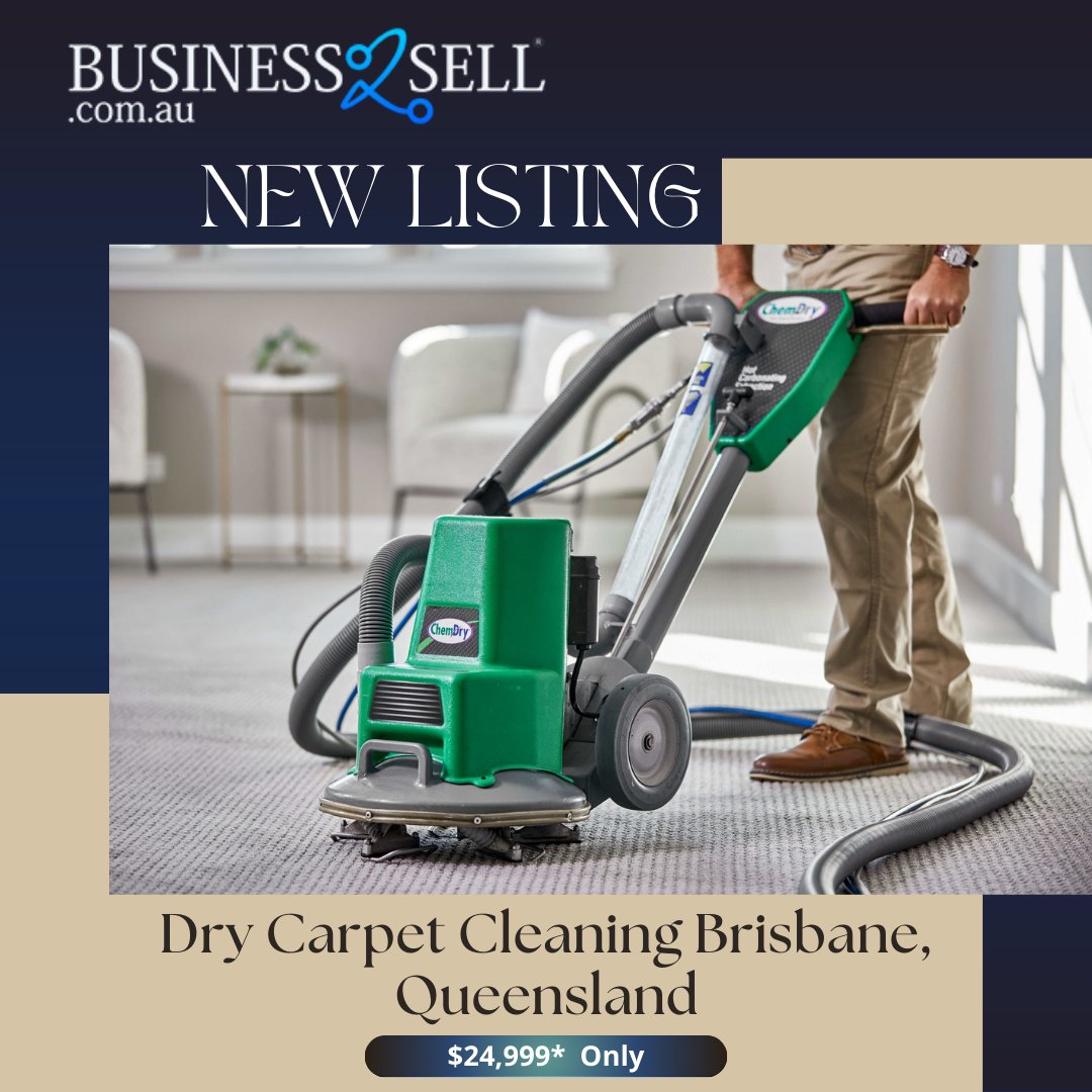 Invest in a business that's always in demand. Our dry carpet cleaning business is now up for grabs. Are you ready to make a clean sweep in the industry?

#DryCarpetCleaning #BusinessForSale #BeYourOwnBoss #BusinessInvestment #InvestInSuccess #SmallBusinessForSale #Business2Sell