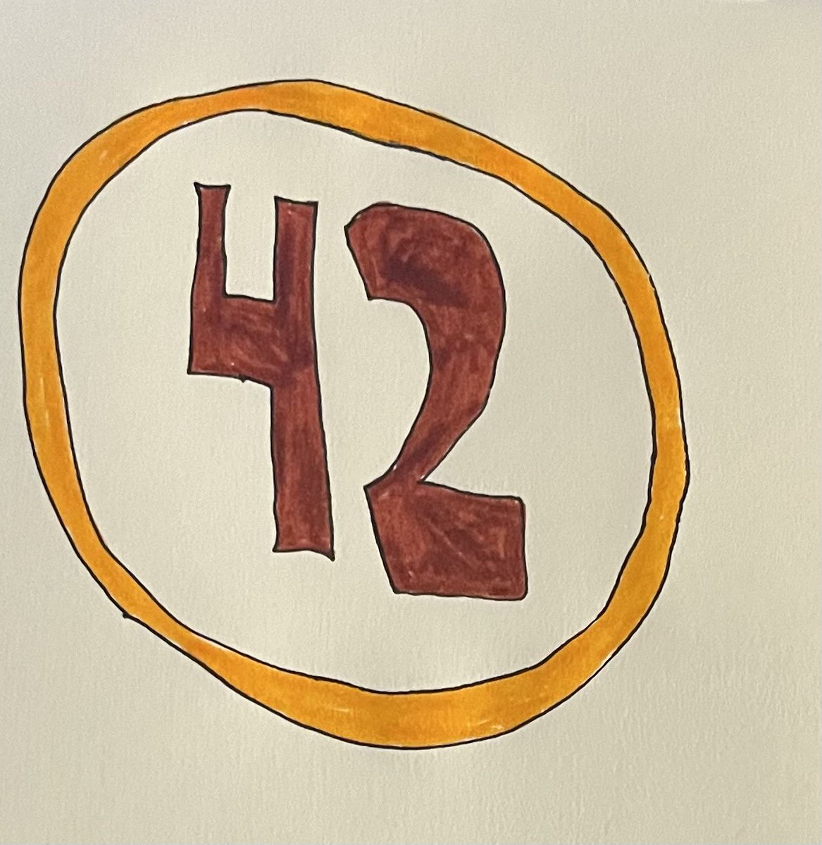 My PT42 Logo artwork #2024art #pt42 #handdrawn #pattillman #sundevilart #sundevilemilysart #sundevils #arizonastatesundevils #arizonastatefootball #arizonastateart