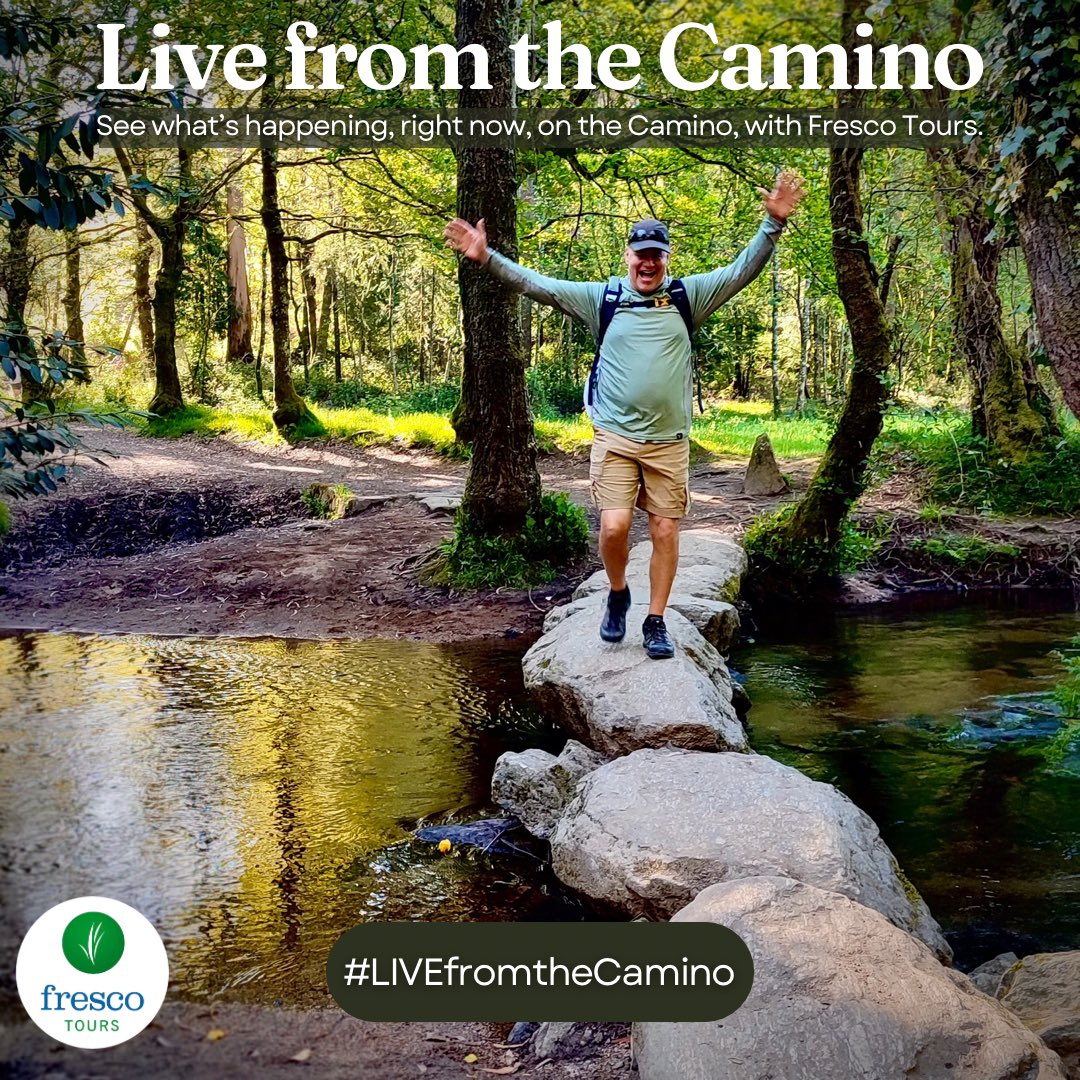 See what’s happening
right now
on the Camino
with Fresco Tours!

#LIVEfromtheCamino

Photo taken on our April 15th Kinder (Gentler) Camino tour.

#CaminodeSantiago #TheWay #Pilgrim