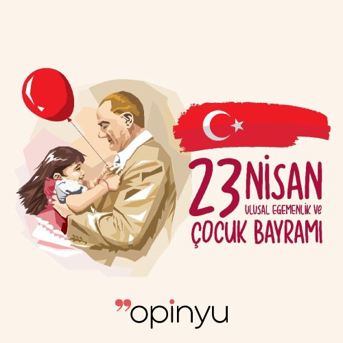 #23NisanUlusalEgemenlikveCocukBayramı kutlu olsun...