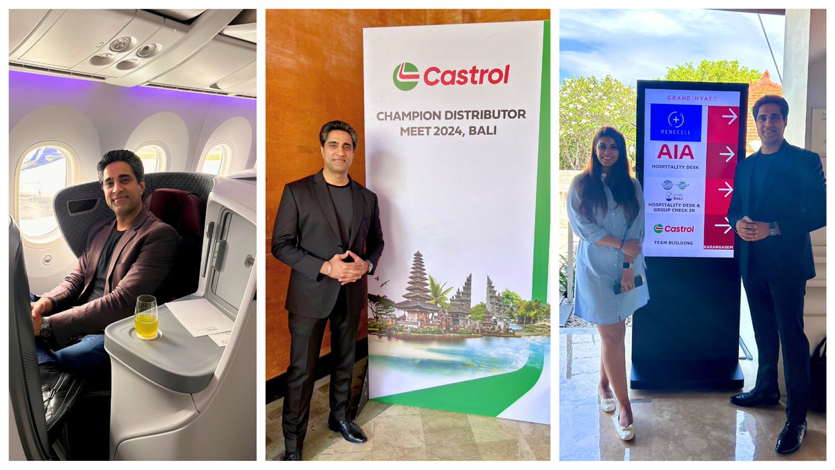 SimerjeetSingh's tweet photo. Just returned from a fantastic speaking engagement in #Bali, where I had the privilege of addressing the top 100 distributors of @Castrol from across the country.
Read more at: https://t.co/Kc4tvilnMv
#Leadership #ContinuousImprovement #KeynoteSpeaking #SimerjeetSingh https://t.co/YZffX326mM