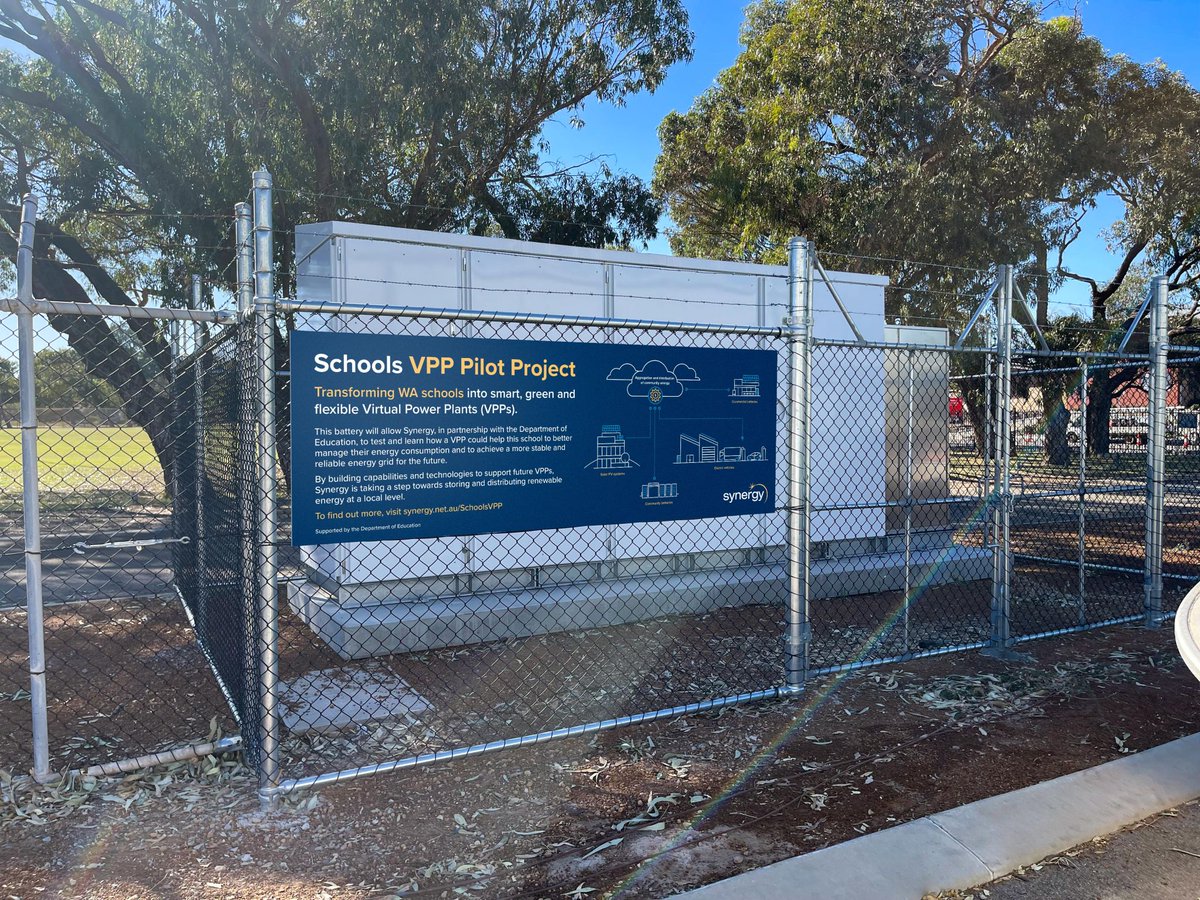 The Schools Virtual Power Plant (VPP) Project has now reached the halfway mark with VPPs installed at three schools in Geraldton and one school in Kalbarri. Visit: synergy.net.au/About-us/News-… #virtualpowerplant #energy