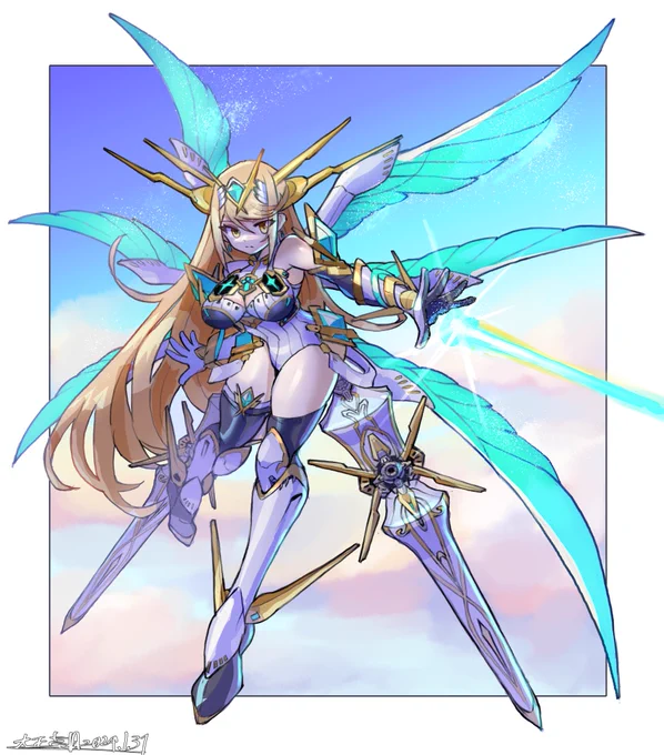 #私はこういう絵描きです見た絵描き全員参加手袋とかぴっちりスーツとか翼とか好きな絵描きの端くれです。全員参加と言うことで恥ずかしながら馳せ参じました。よろしくお願いします。 