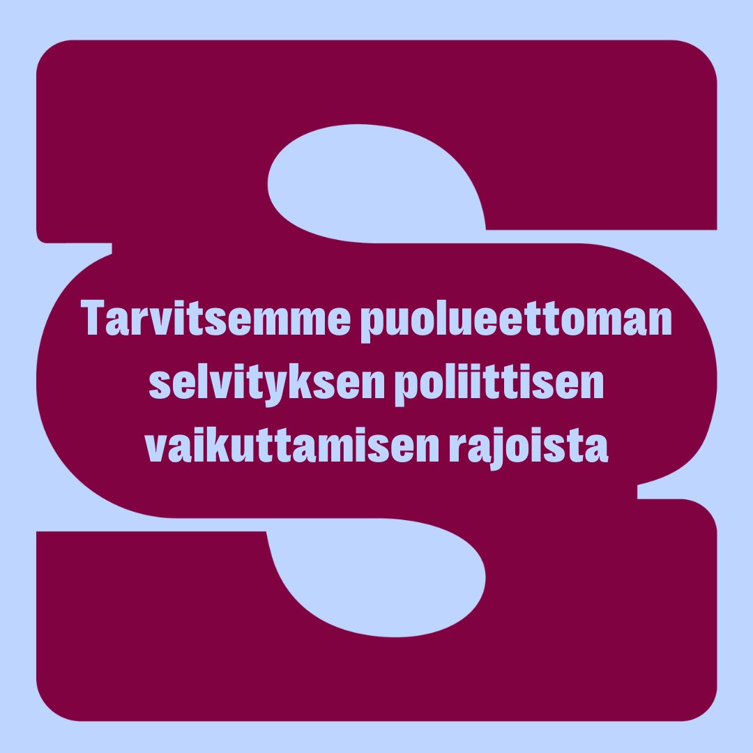 Olemme seuranneet huolestuneena, miten asetettujen työryhmien toimeksiantoihin &amp; jäsenyyksiin on vaikutettu poliittisella ohjauksella. Tarvitsemme puolueettoman selvityksen poliittisen vaikuttamisen rajoista.
👉 Lue pj Tuula Linnan kirjoitus: juristiliitto.fi/blogit/tarvits…
#oikeusvaltio