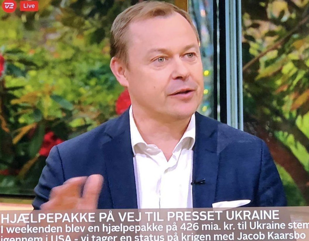 JKaarsbo's tweet photo. Våbenpakke fra 🇺🇸 afgørende for at afhjælpe 🇺🇦 krise ved frontlinjen, navnlig granater og luftforsvar. Pakke giver næppe 🇺🇦 mulighed for sejr. Samtidig nødvendigt, at 🇪🇺 medlemslande tager ansvar og forstærker støtte for at afslutte krigen, på #gotv2dk @thinkeuropa https://t.co/7IEF72QvhH