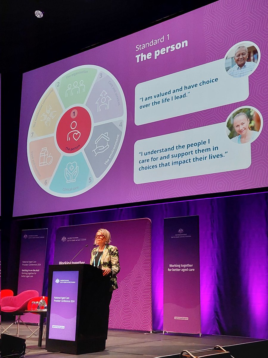 💁‍♀️The new strengthened standards - what to expect and how to be ready. Providers across residential and home care services tuned in to hear from us on this important topic, at our National Aged Care Provider Conference 2024. #ACQSC #AgedCare #Conference #GettingInOnTheAct