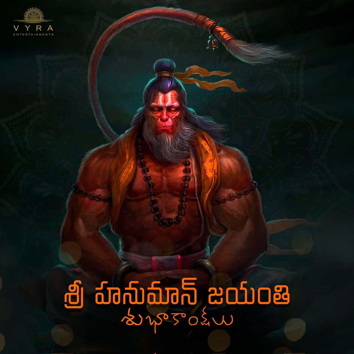హనుమాన్ జయంతి శుభాకాంక్షలు ❤️ May Lord #HanumanJi guide you to the path of strength, wisdom and devotion🤗 #JaiHanuman 🙏🏻 #hanumanjanmotsav