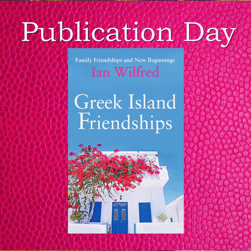 Ianwilfred39's tweet photo. ☀️OUT TODAY☀️

My new book GREEK ISLAND FRIENDSHIPS is published today it’s an uplifting feel-good story of friendships and new beginnings 

Kindle unlimited - 99p/99c Kindle - Paperback

#tuesnews #greece @RNAtweets 

UK https://t.co/Py5xVhtiAQ
US https://t.co/Wxmjs8jobP https://t.co/kJ1RVN2BBa