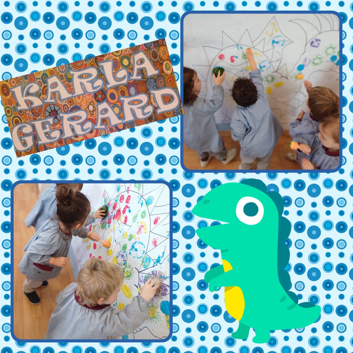 Amb l’arribada de Sant Jordi hem decorat la classe de la selva amb un drac que hem pintat entre tots amb pebrots, enciams, esponges... i és que hem conegut l’obra de la Karla Gerard i ens ha inspirat moltíssim 🤪

#colegiosil #infantilsil #educacióinfantil #educacióninfantil