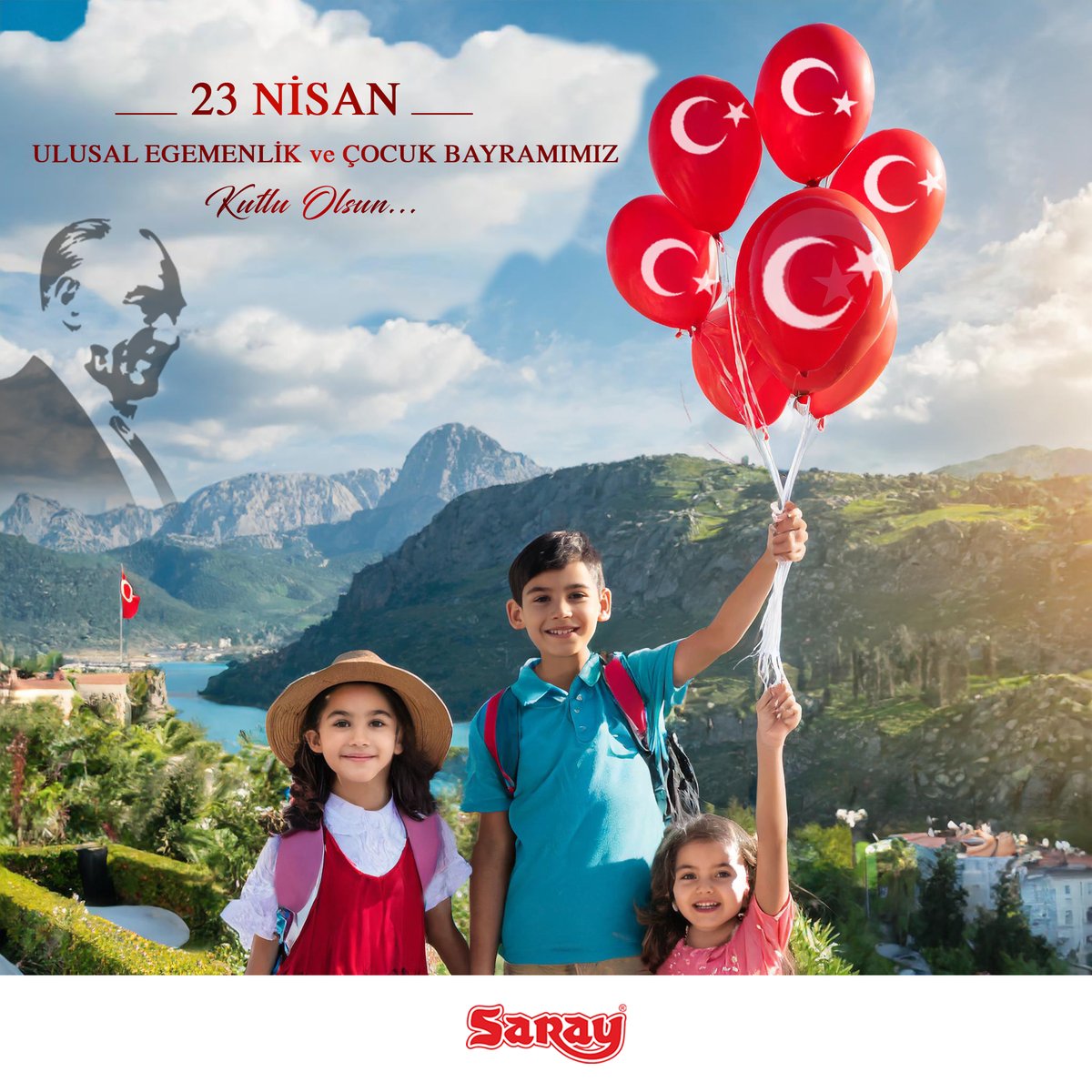 23 Nisan Ulusal Egemenlik ve Çocuk Bayramımız Kutlu Olsun 🇹🇷 #23Nisan #23NisanUlusalEgemenlikveÇocukBayramı #MustafaKemalAtatürk #Atatürk #23Nisan1920