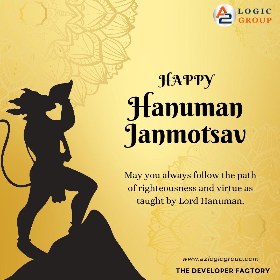 Happy Hanuman Janmotsav🙏
May you always follow the path of righteousness and virtue as taught by Lord Hanuman. #marketingagency #Jaipur #InternshipOpportunity #Internships