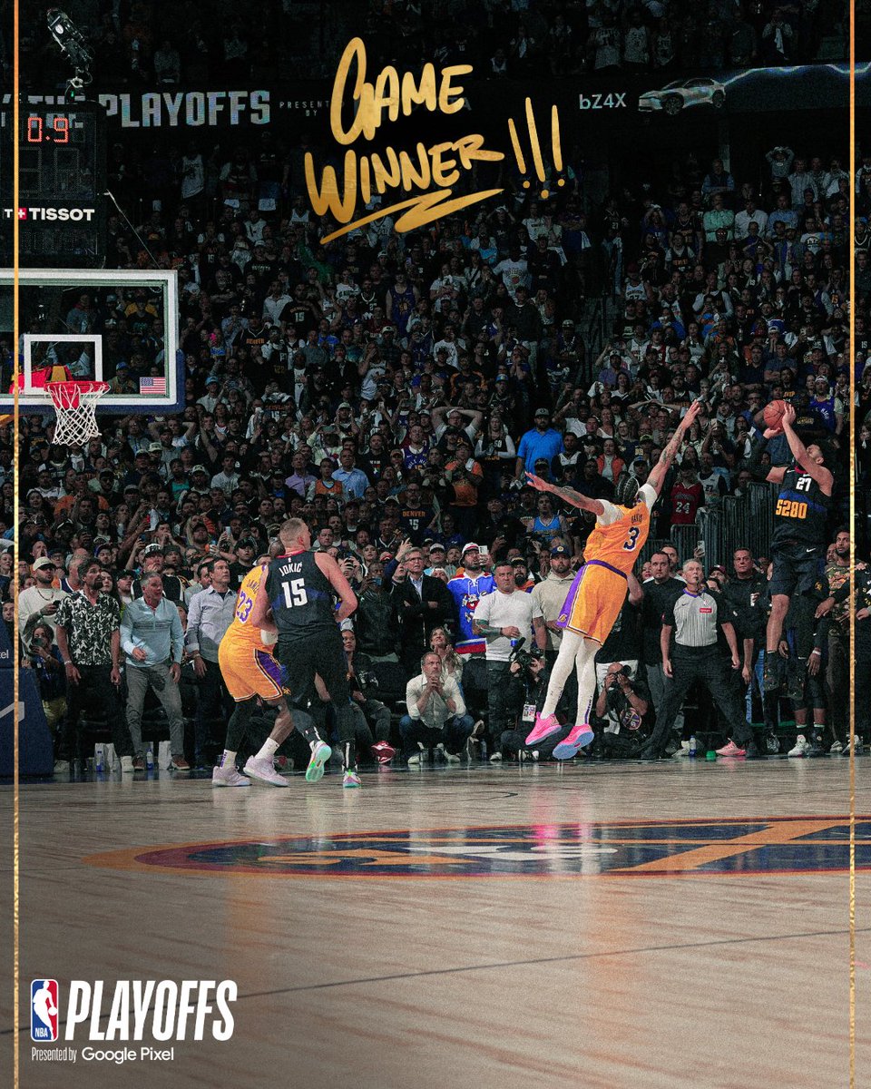 NBA's tweet photo. #TISSOTBUZZERBEATER... 

#PLAYOFFMODE STYLE 💥 https://t.co/IyhbOuYXvZ