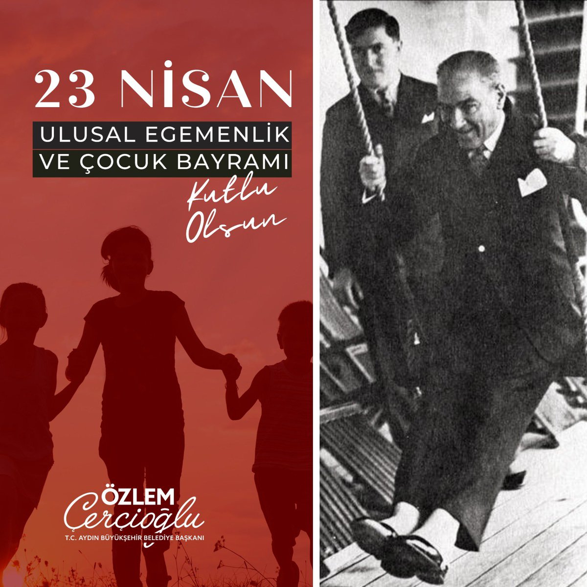 'Çocuklar geleceğimizin güvencesi, yaşama sevincimizdir.’’ Mustafa Kemal Atatürk Türkiye Büyük Millet Meclisimizin 104. yaşı ve #23Nisan Ulusal Egemenlik ve Çocuk Bayramımız kutlu olsun. Başta Gazi Mustafa Kemal Atatürk olmak üzere bize bu vatanı armağan eden tüm…
