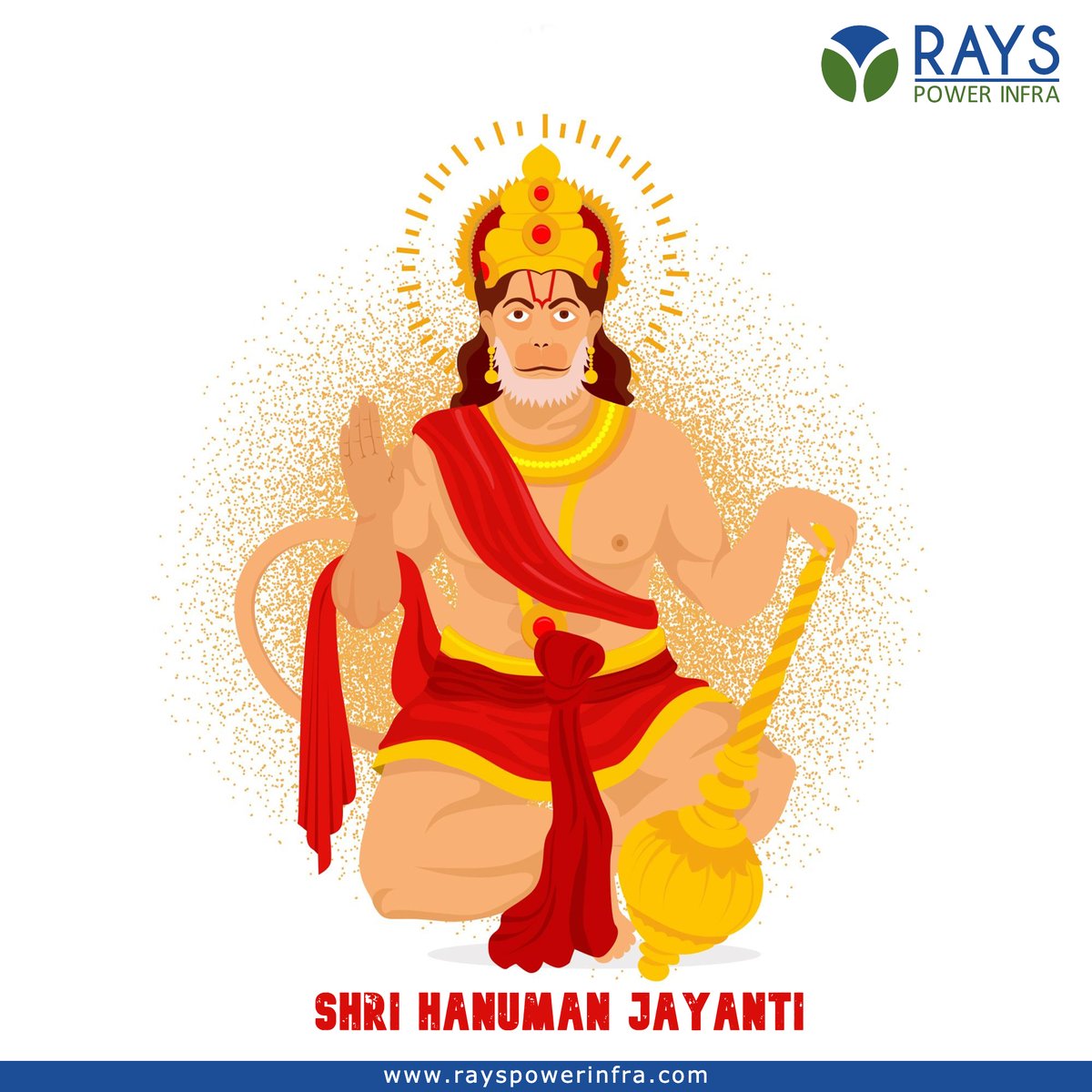 May Lord Hanuman bless your life with happiness, peace, and prosperity. Wish you all a very Happy Hanuman Jayanti!

#raise_with_rays #rays_power_infra #solar_company #solarepc #solarpower #sustainableenergy #solarproject #renewalenergy #hanuman #hanumanjayanti2024
