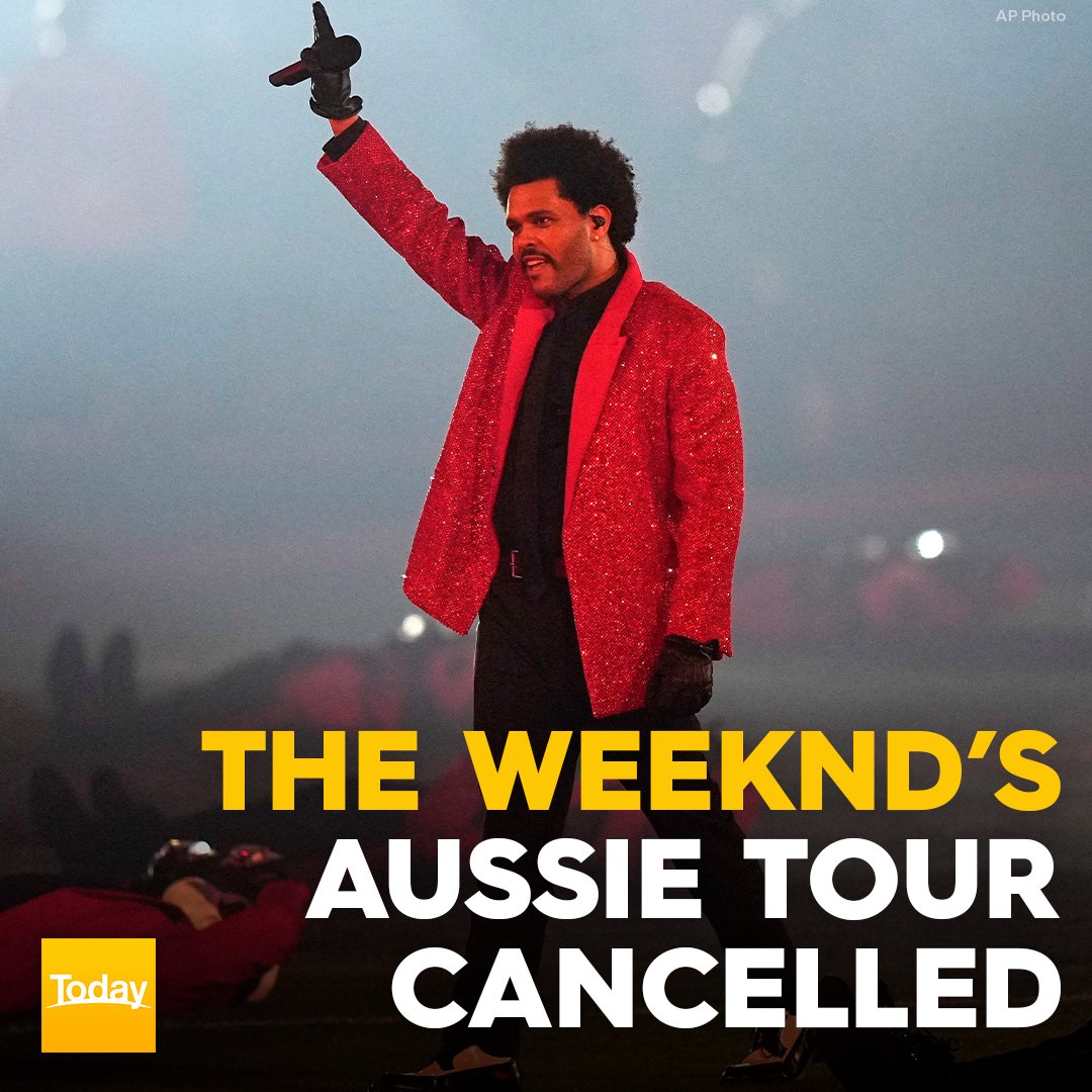 The Weeknd has cancelled the Australian and New Zealand leg of his 'After Hours til Dawn Tour'.

It comes after the superstar originally postponed his shows in November last year.

Ticketholders will be automatically refunded, according to Ticketek.

#9Today | WATCH LIVE 5.30am