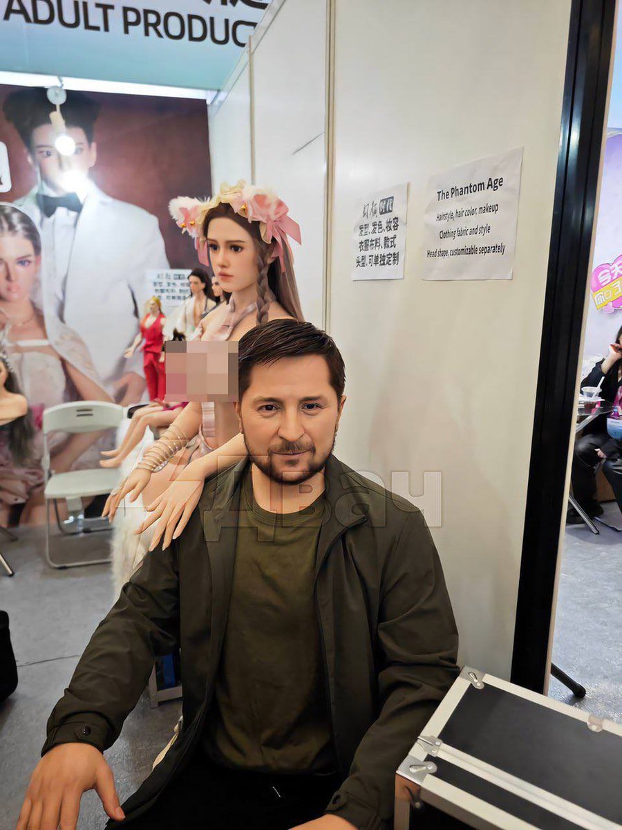 Vladimir Zelensky-Inspired Sex Doll Unveiled at Chinese Adult Expo ' Ukraine's Zelensky made an unexpected appearance in doll form,' reads the  description on the Shanghai API Adult Expo 2024 website. An Indian  manufacturer