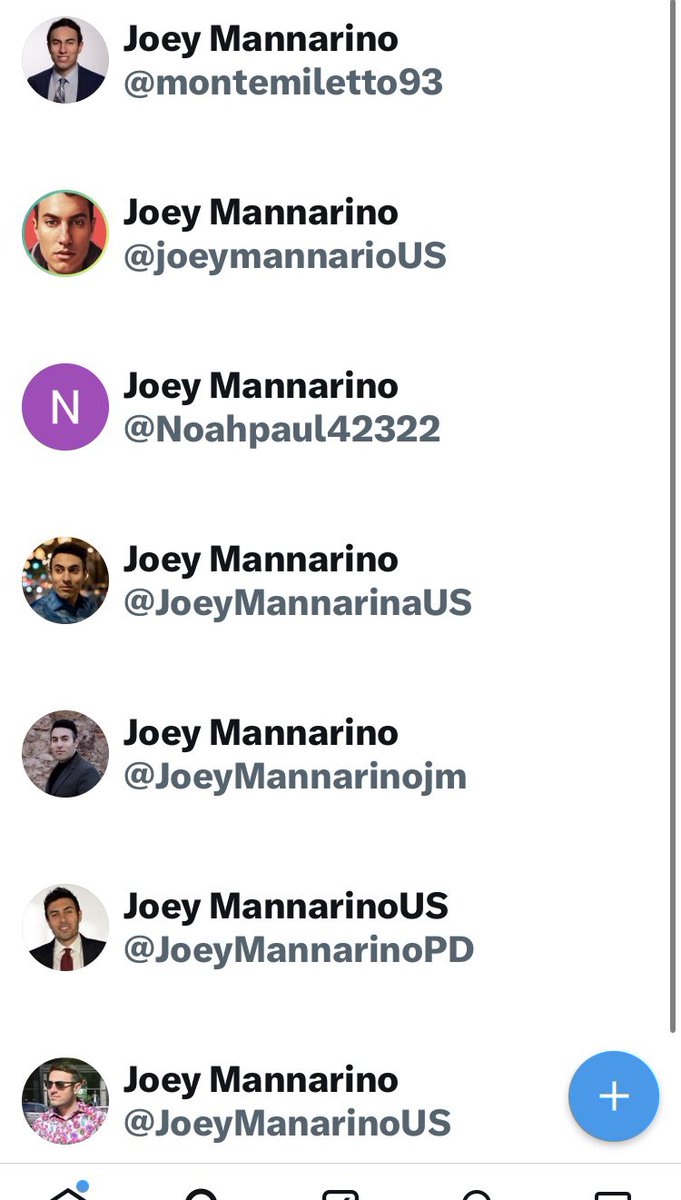 @welverino @AceOfDigBiz @RyanShead @JoeyMannarinoUS That’s the account he blocked from because I called that out. Here’s a list that I found just by looking for him.