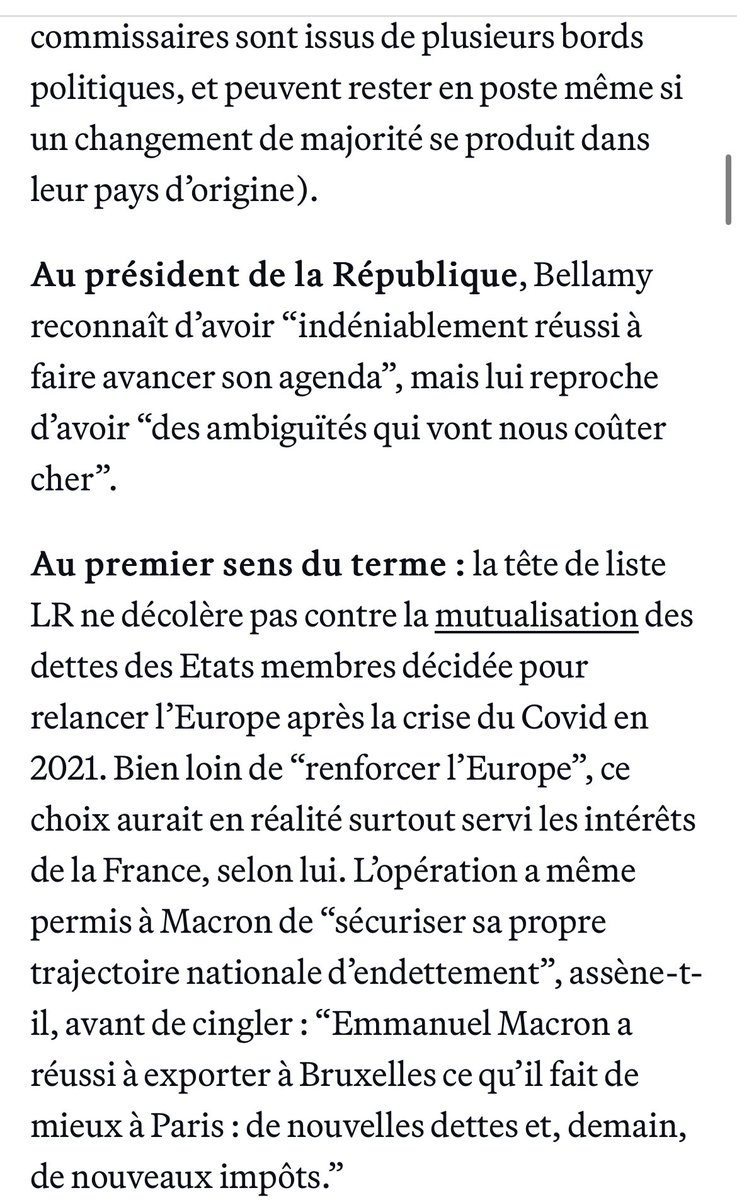 🗳️ 🇪🇺Ds son programme, François-Xavier Bellamy proposera de réformer la composition de la Commission européenne, qu’il juge être le « talon d’Achille » des institutions de l’UE. 📩 La tête de liste LR en parlait hier avec l’équipe de Playbook, dans nos bureaux. Interview :