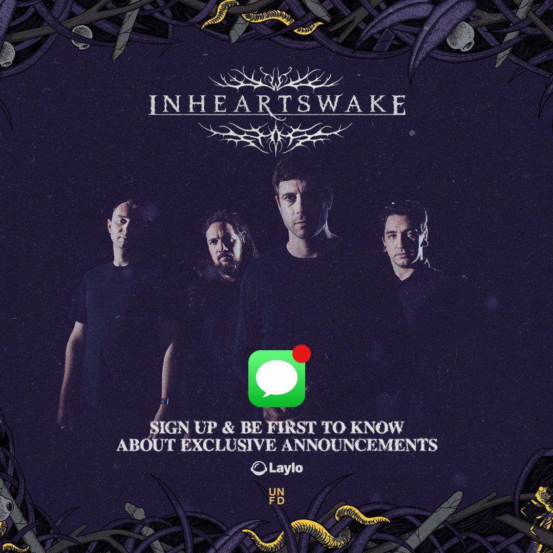 If you'd like early access to INCARNATION pre-orders, please sign up to our messaging service by following the link below. This will mean you get early access to all content, music and announcements as well rollout our new record INCARNATION. laylo.com/inheartswake/A…