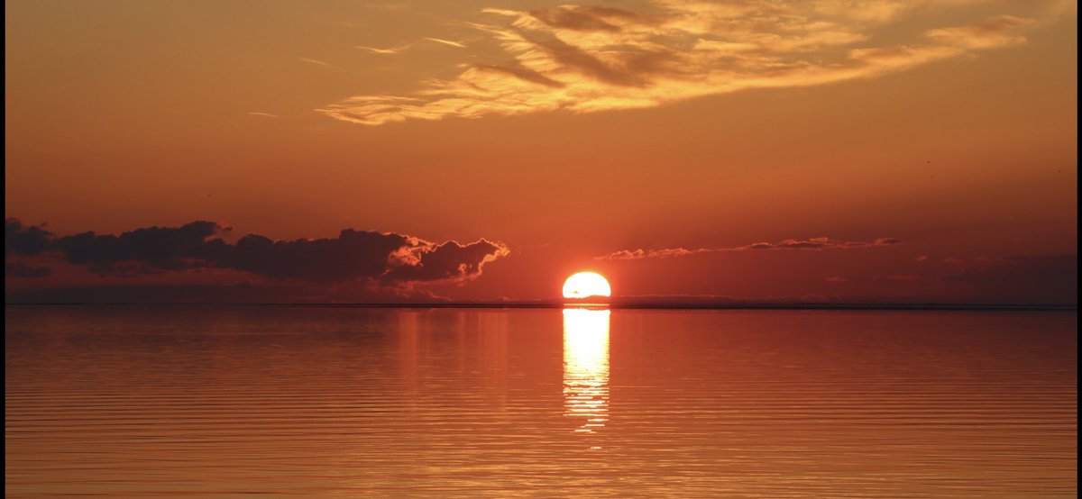 Zonsopkomst Waddenzee