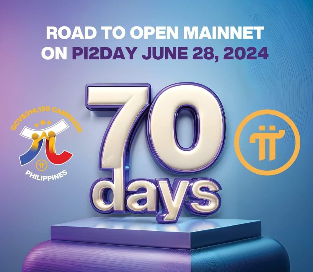 🆕️🔥AMAZING 🎉🔜70 Days Left to Open Mainnet! GREAT🎉🎉🎉
#PiCoreTeam
Opening the #mainnet in the PI Network can bring several benefits:

🌻Decentralization: Moving to the mainnet allows the #PiNetwork2024 to transition from a centralized to a decentralized network