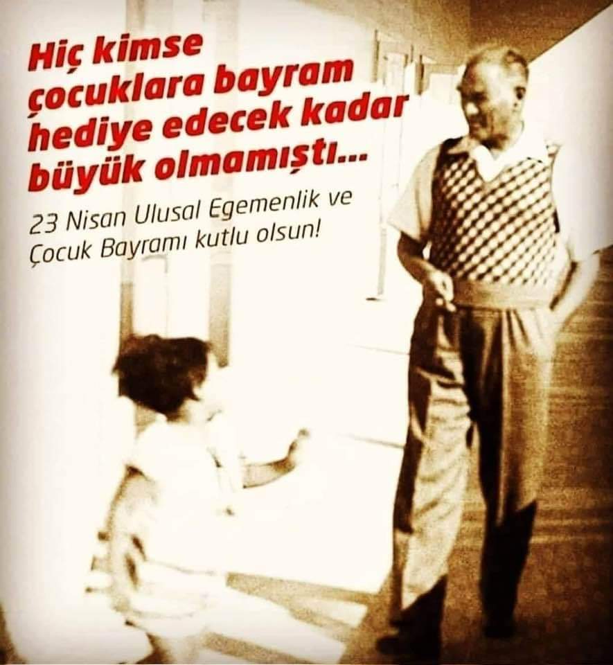 KaymakTuran's tweet photo. Milli bayramlarını kutlamayan milletler, dini bayramlarını kutlayacak vatan bulamazlar. #23NisanUlusalEgemenlikveÇocukBayramı kutlu olsun.     23NisanUlusalEgemenlikveCocukBayramıkutluolsun https://t.co/JzozXhaDPb