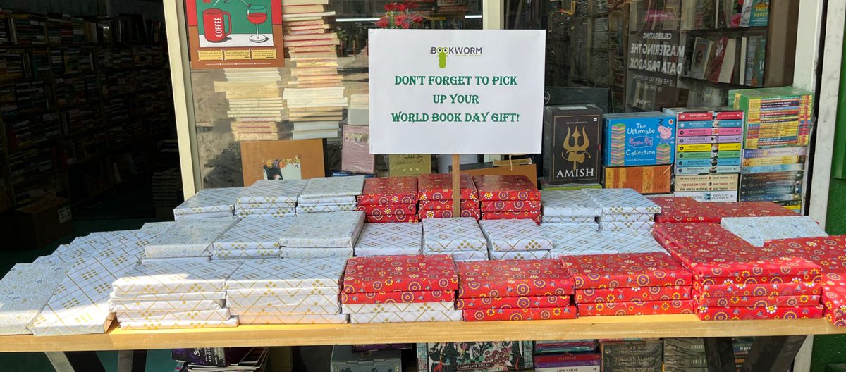 Happy WORLD BOOK DAY to all readers! To celebrate this special day, we're giving every visitor to our bookstore a gift! No purchase required. Drop in and pick up a surprise book! Kindly RT. #worldbookday #reading #books #supportindies