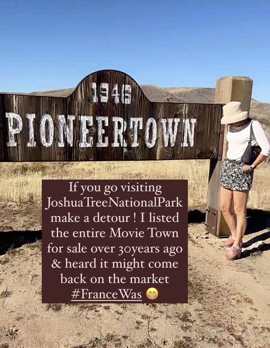 FranceWasRE's tweet photo. Rare #movie #town by #joshuatreenationalpark #mustsee #visit ❣️#enjoy my #listing from 30+yrs #francewas #francoisecrannell #kellerwilliams #realestate #santabarbara dre#01017452 https://t.co/UQHfN5i4f2