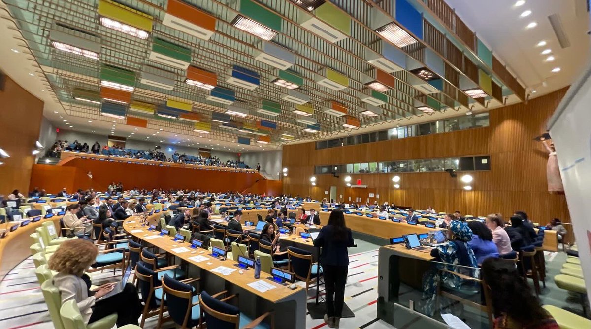 ypardusa's tweet photo. @UNECOSOC 2024: @ypardusa was honored to present a spotlight at the session: Feeding the future: Youth and sustainable food systems for all. Big thanks to our speakers and moderator! #Youth2030 #SDG2 #YouthInAction #ZeroHunger #Youth4ZeroHunger https://t.co/JuGxELIHFq